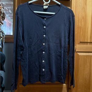 L.L. Bean black cardigan